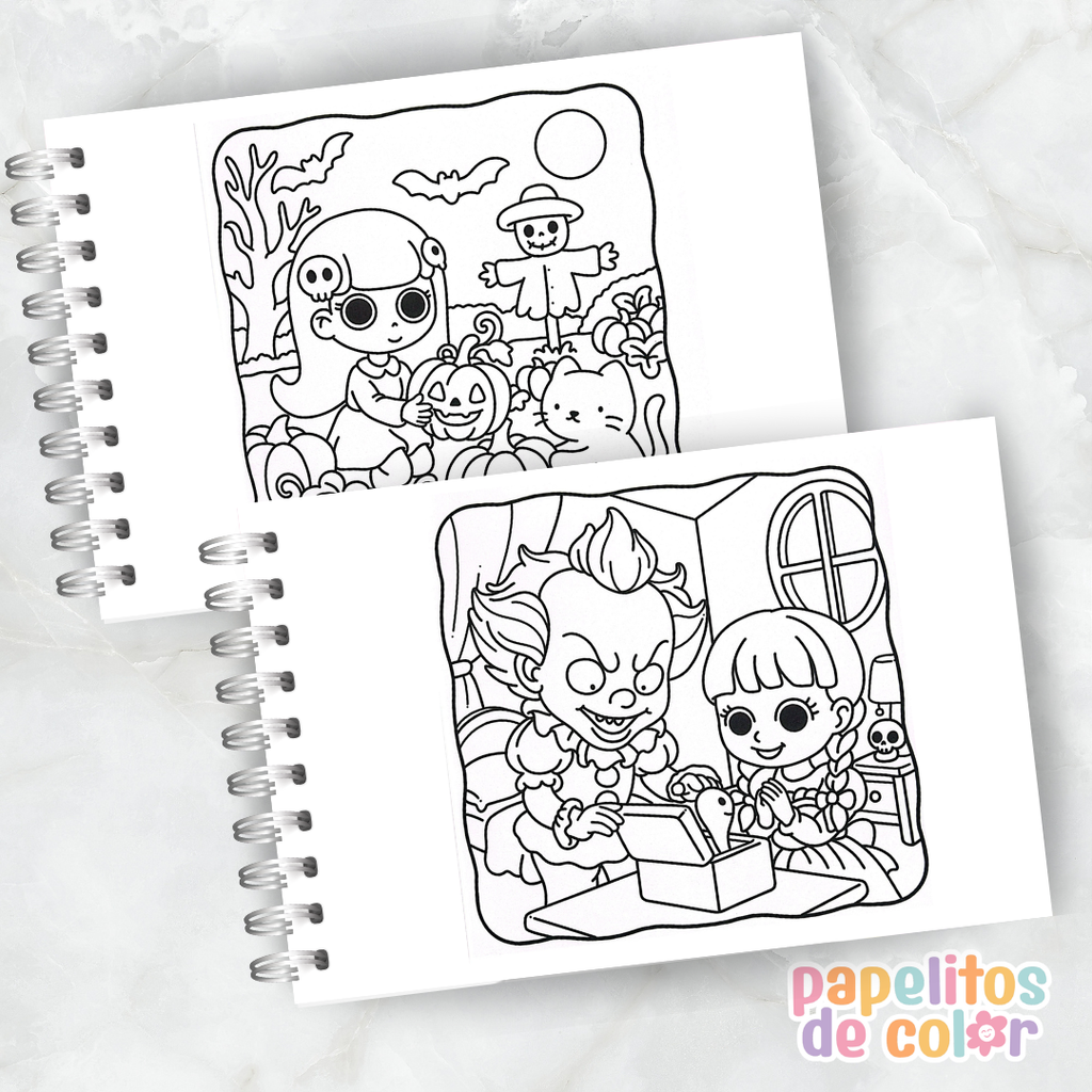 👻🖍️ Libro para Pintar Spooky Boo✨