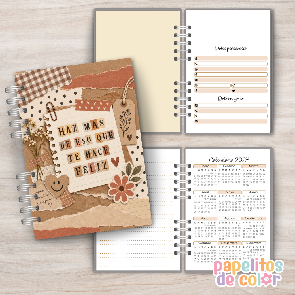 📔 Agenda Ginevra Semanal 2027 ✨