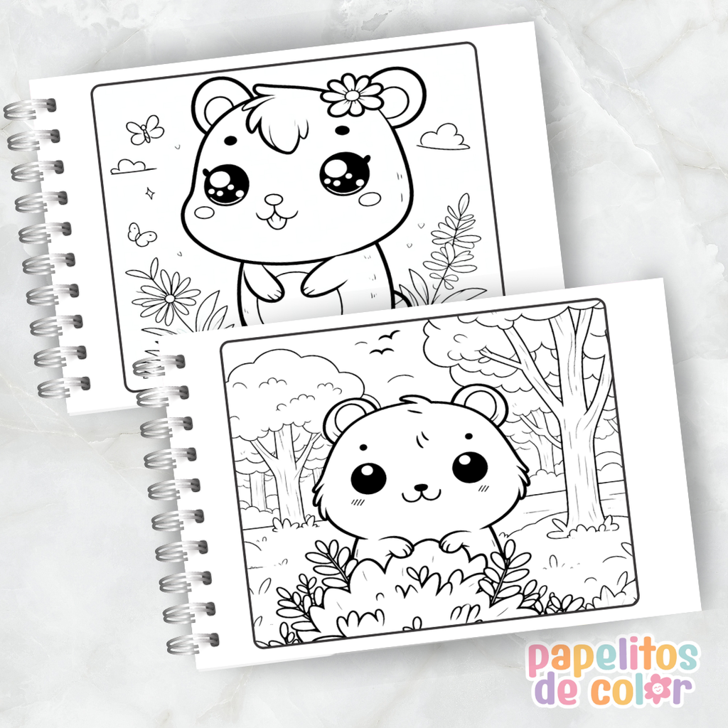 🦫 Libro para Pintar Capibaras Vol. 3 🎨✨
