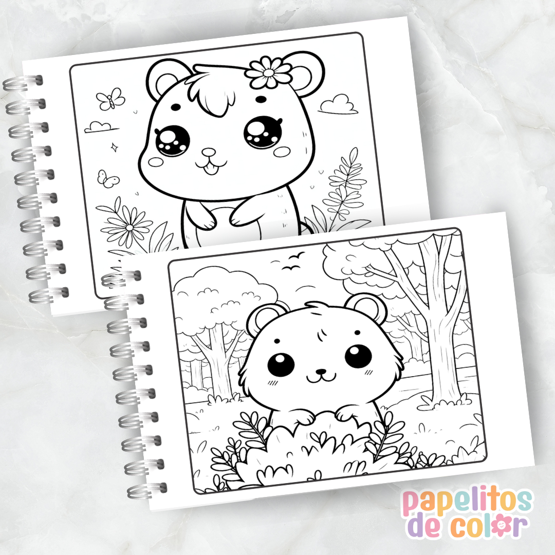 🦫 Libro para Pintar Capibaras Vol. 3 🎨✨