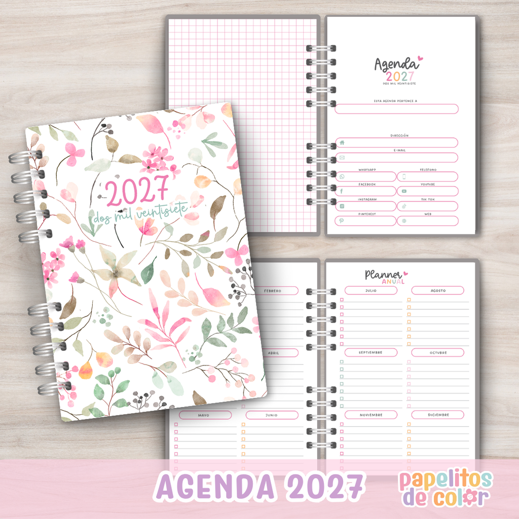 ✨Agenda Allegra 2027 - Diaria✨