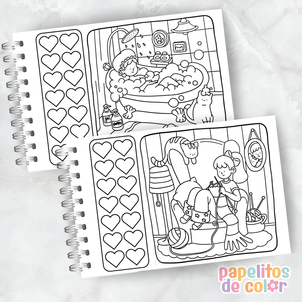 🎨 Libro para Pintar – Girl Life