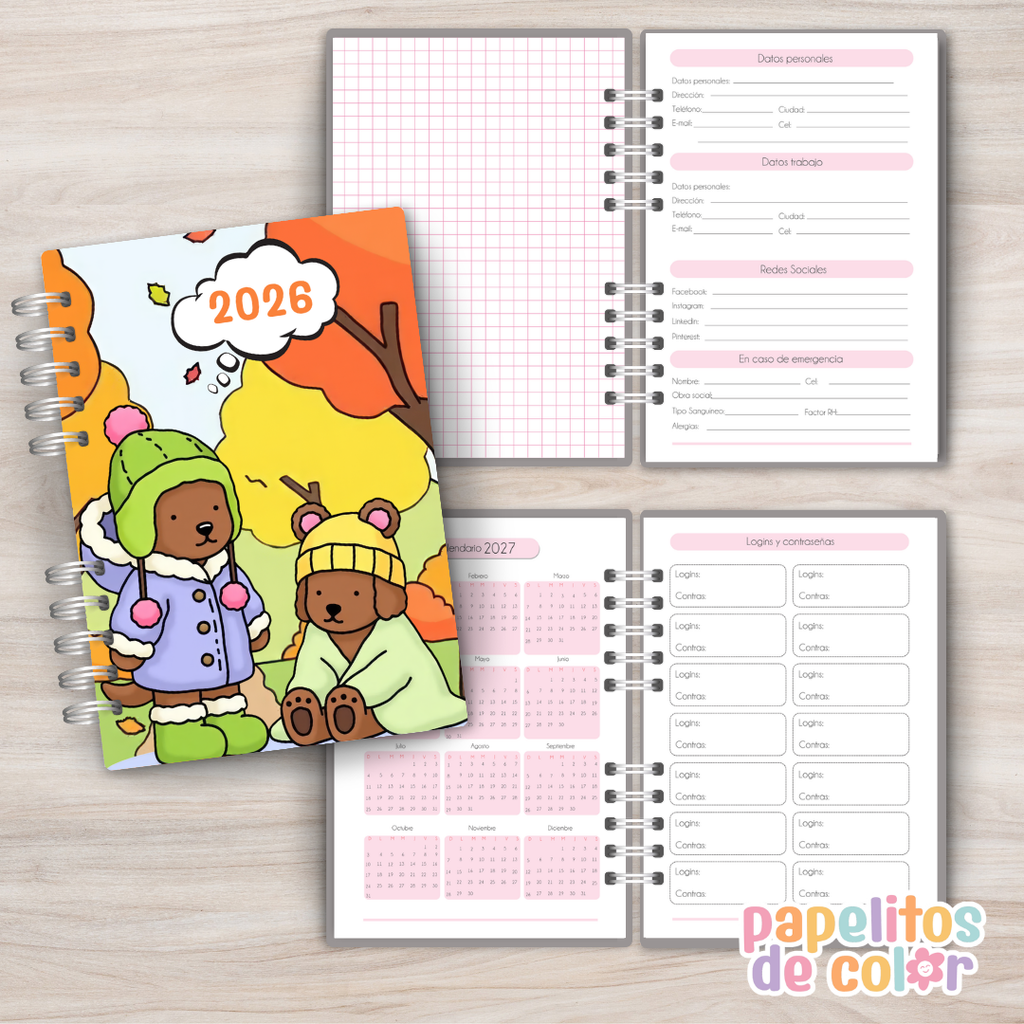 ✨Agenda Diaria Bobbie Goods 2027🐻