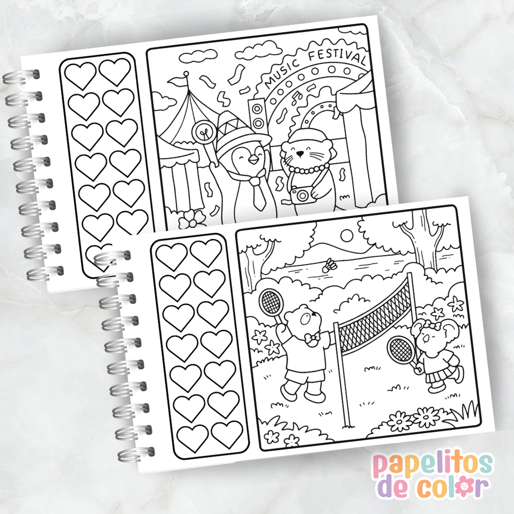 🌸 Libro para Pintar – Cozy Date