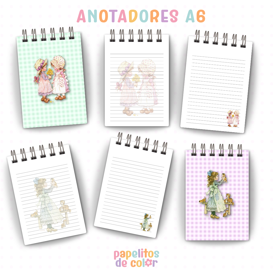 🌸💖 Cuadernos y anotadores Sarah Kay Vol.2 💖🌸