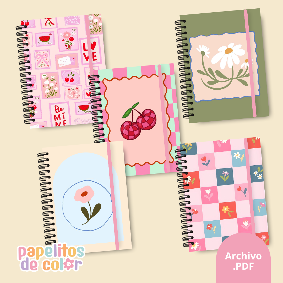 🌸 Pack 25 Portadas – Kit 13 ✨