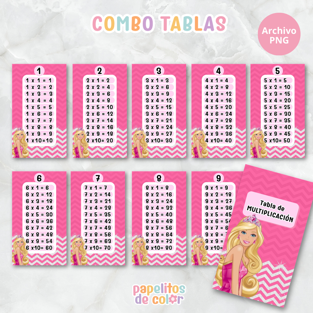📚✨ Tablas para Multiplicar – Vol. 2 ✨📚