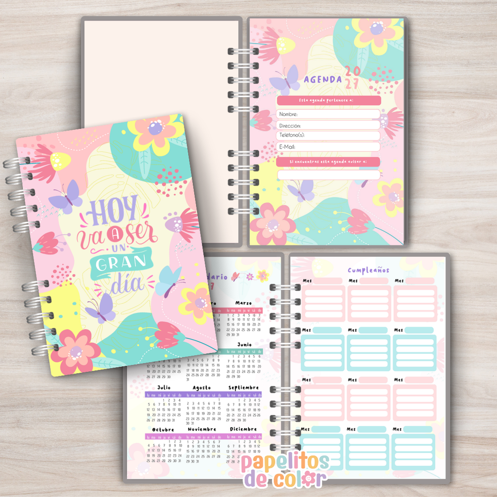 ✨Agenda Planner Floral 2027 🌸