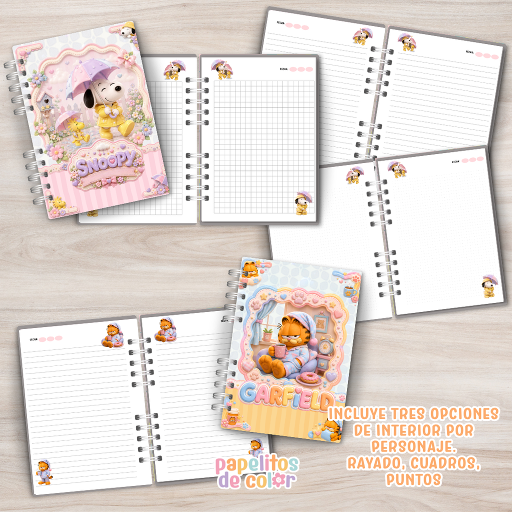 ✨ Cuadernos Animados Vol. 1 📒💖