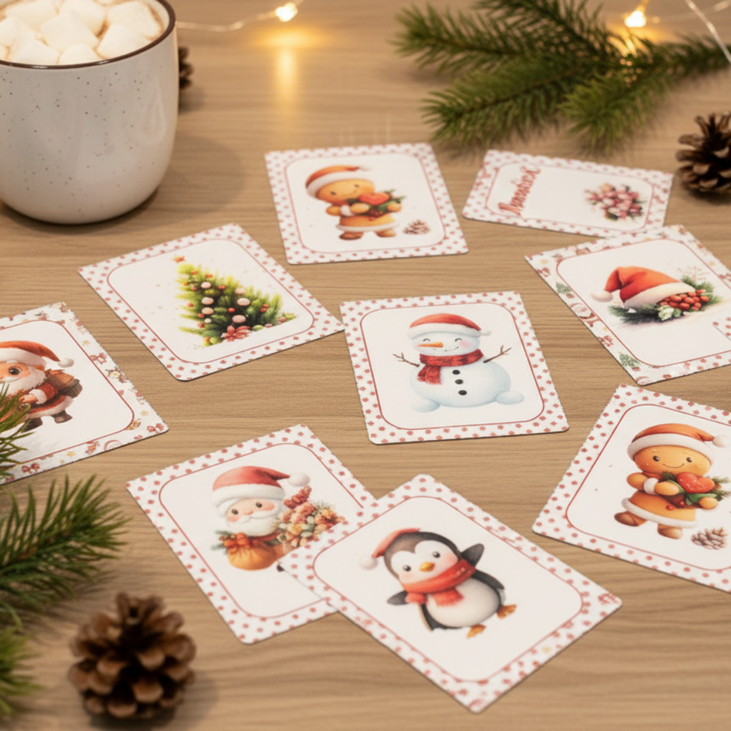 🎄 Memotest Navideño para Imprimir