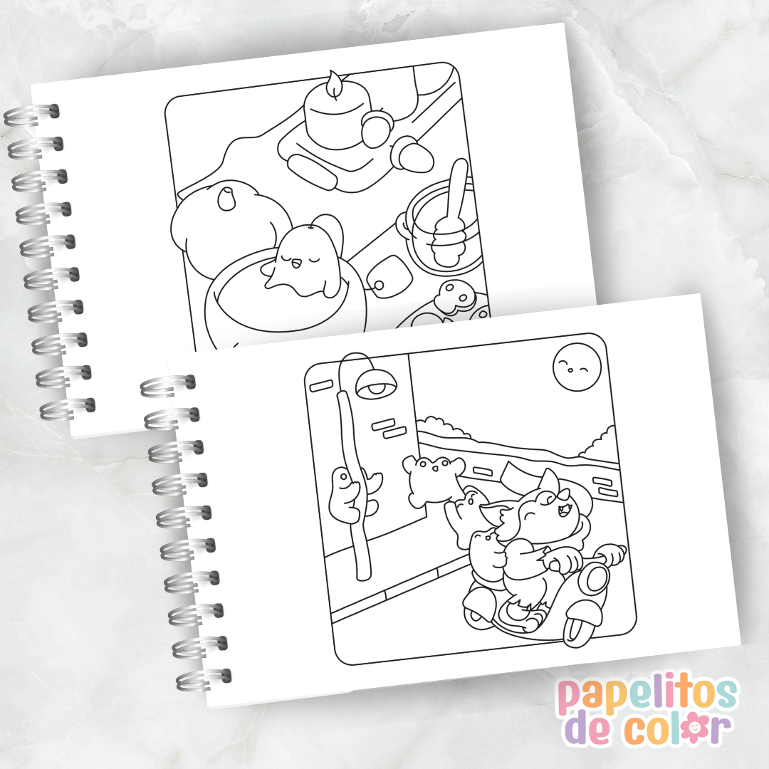 🎃🕯️ Libro para Pintar Spooky Comfy ✨