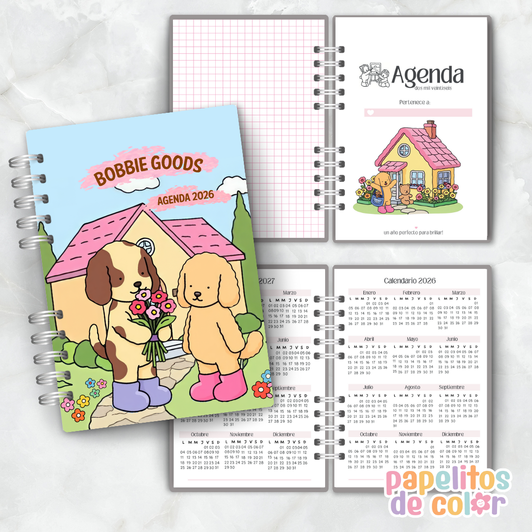 🐻Agenda Bobbie Goods 2 – 2026✨