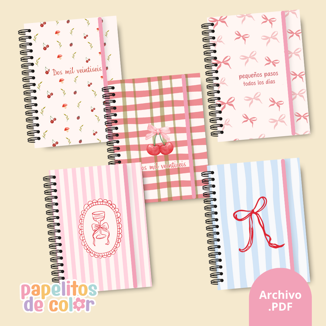 Pack 28 Portadas Agendas – Kit 8