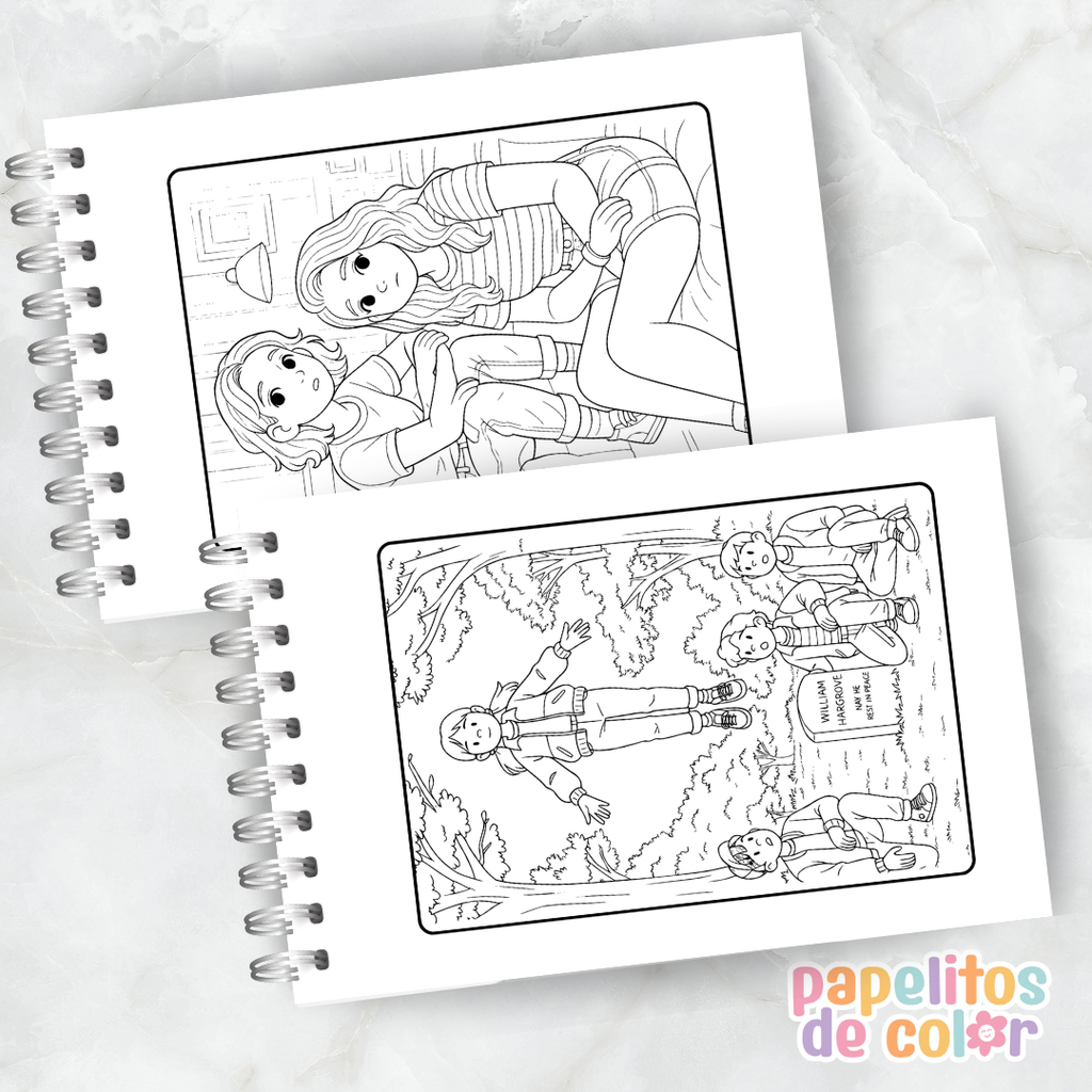 🎬🖍️ Libro para Pintar Stranger Thinks ✨📚