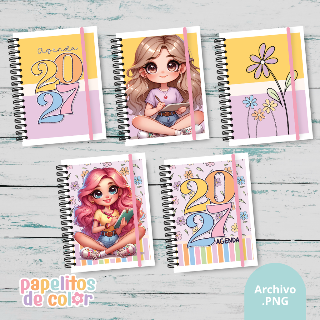 📘✨ Pack de 17 Portadas 2027 – Kit 30 ✨📘