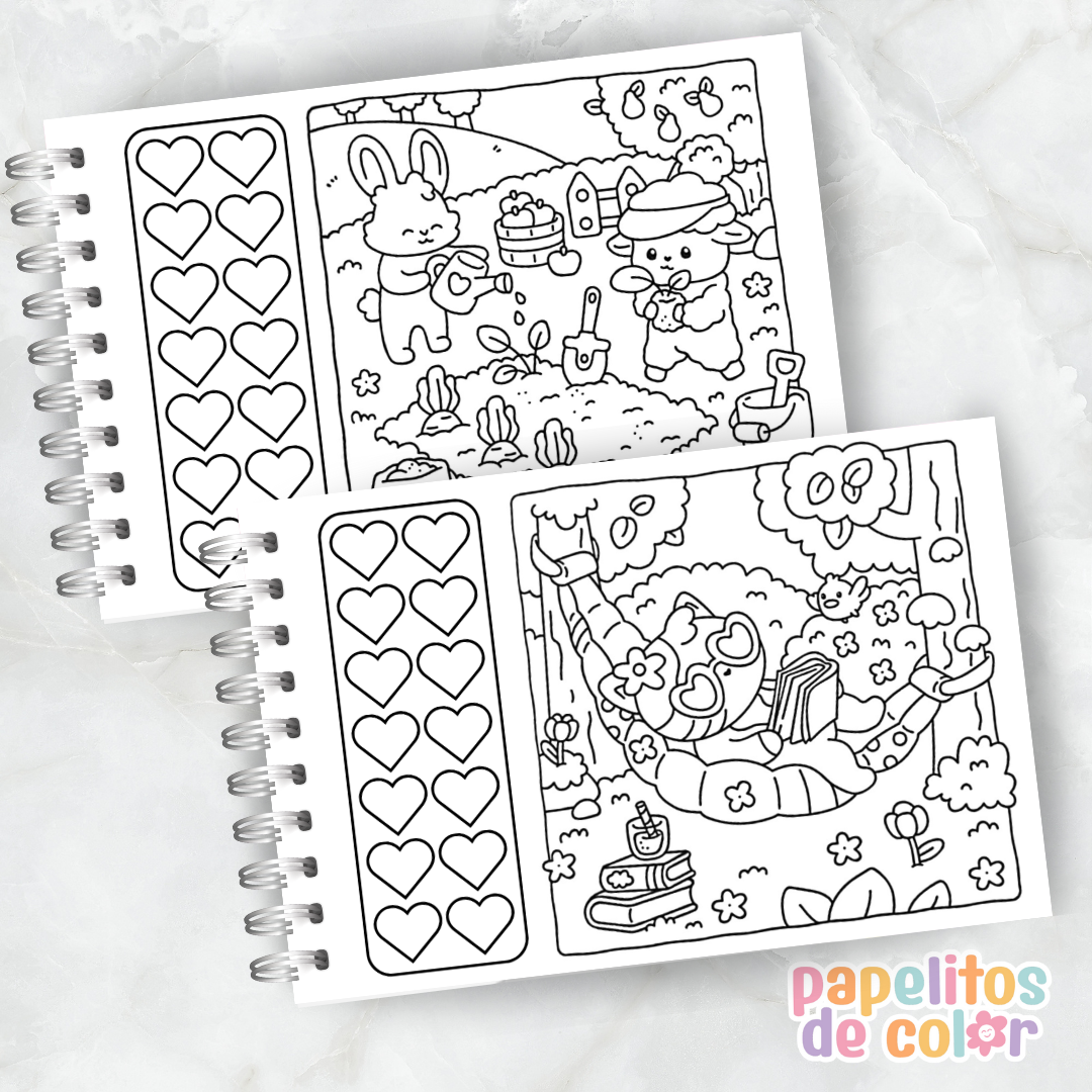 🐰 Libro para Pintar – Fluffy Times