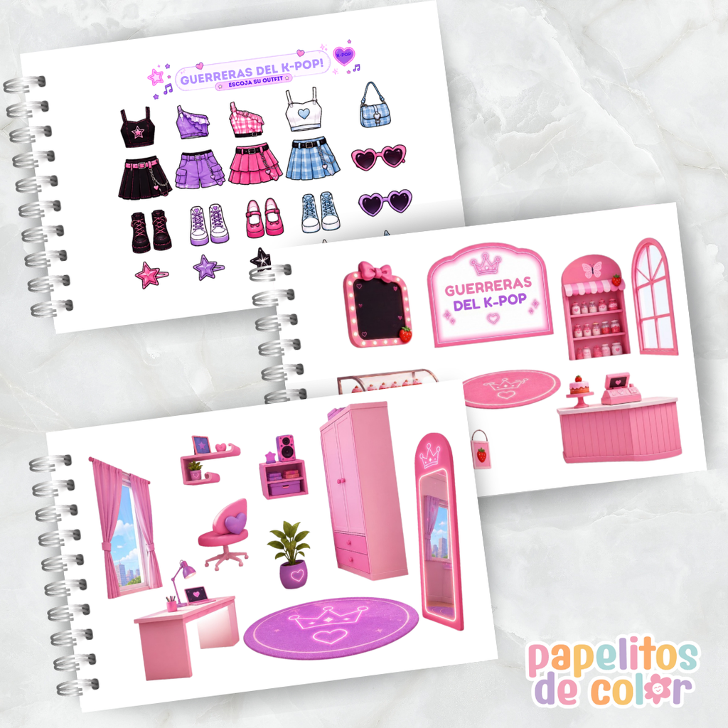 🎤💜 ¡Paper Dolls K-Pop! ✨🎶