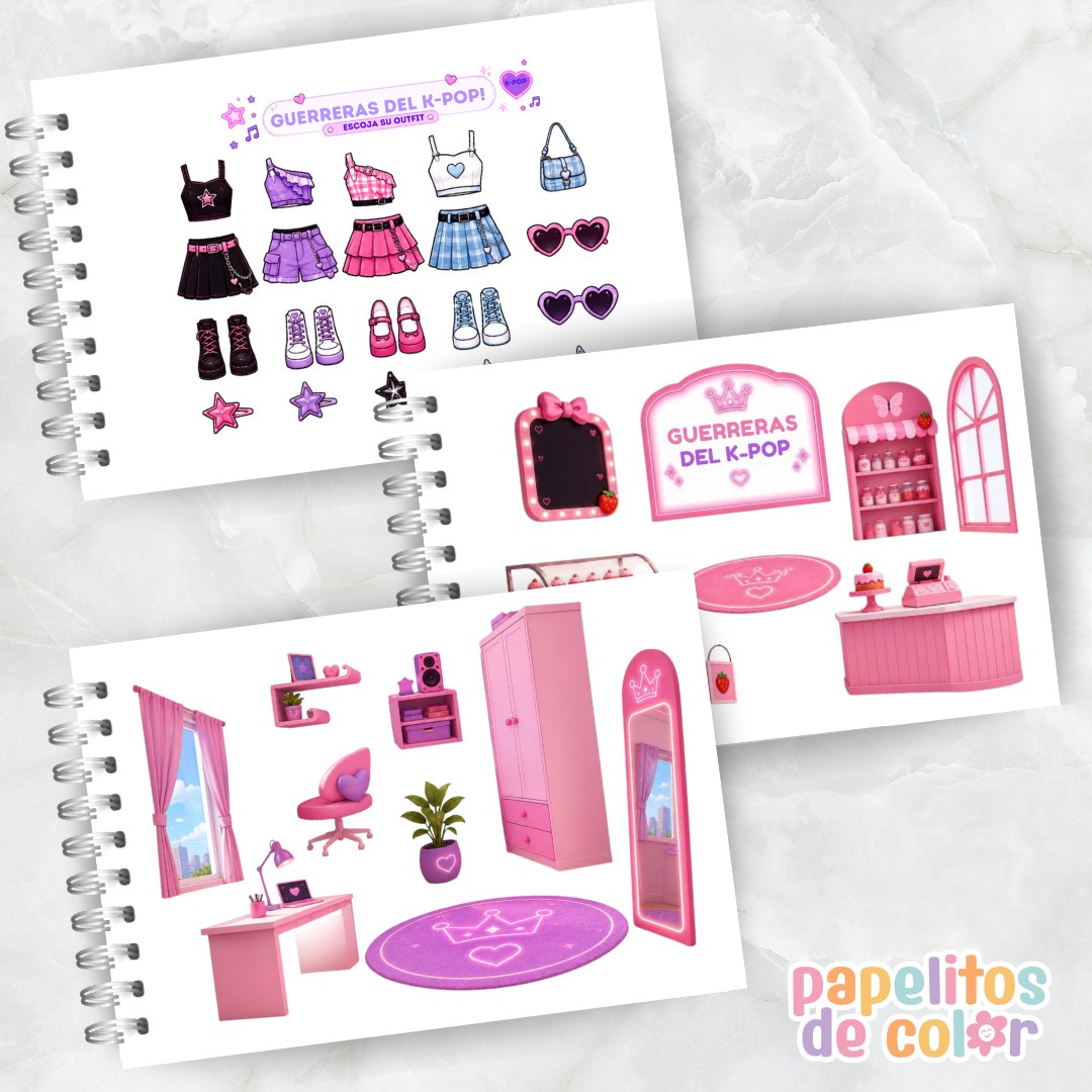 🎤💜 ¡Paper Dolls K-Pop! ✨🎶