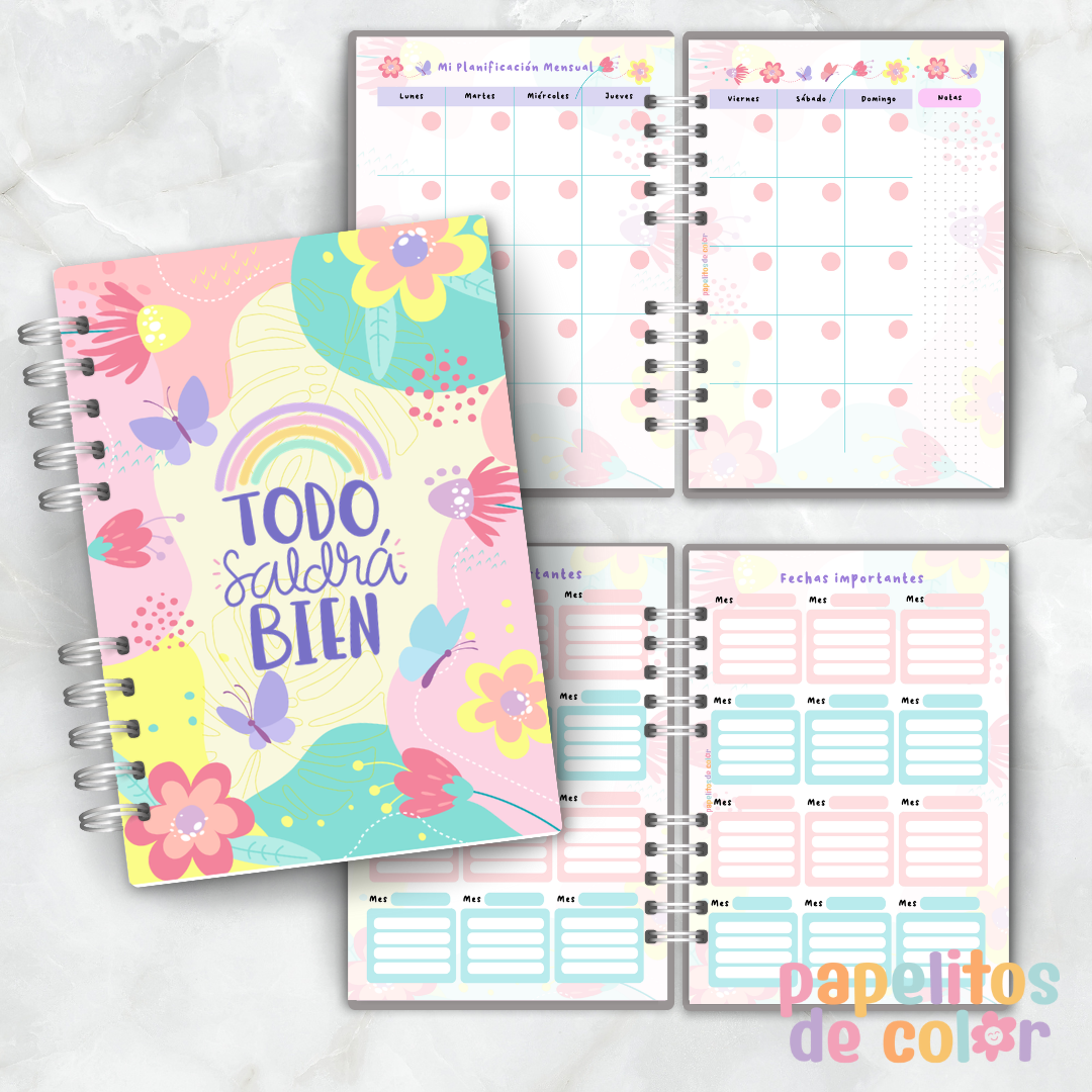 Agenda Planner Floral 2026 🌸✨