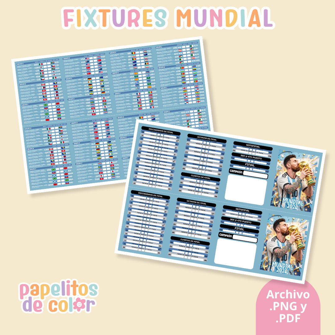 ⚽🐐Calendario Mundial 2026 Messi – Edición Exclusiva 🐐⚽