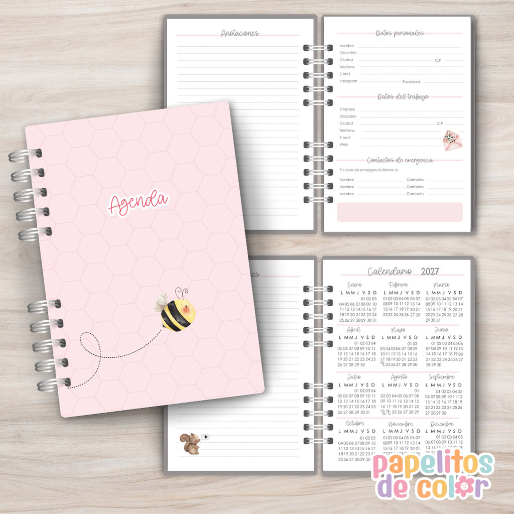 ✨Agenda Jardin 2027 - Diaria🌸