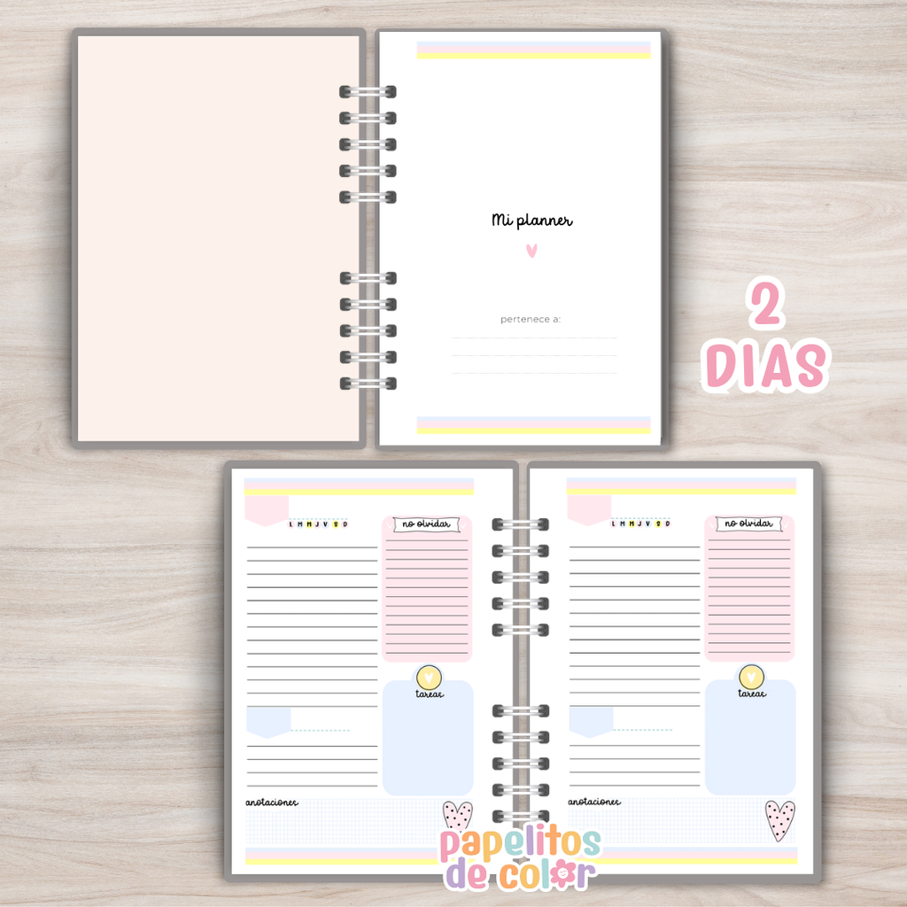 🌸 Planner Pastel - Perpetuo  💖