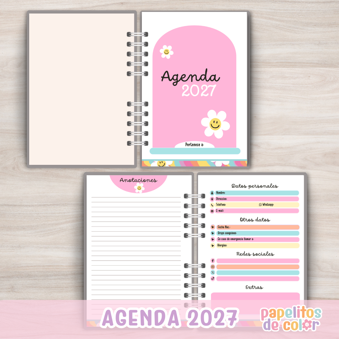 📅 Agenda Florezca - Semanal  2027✨