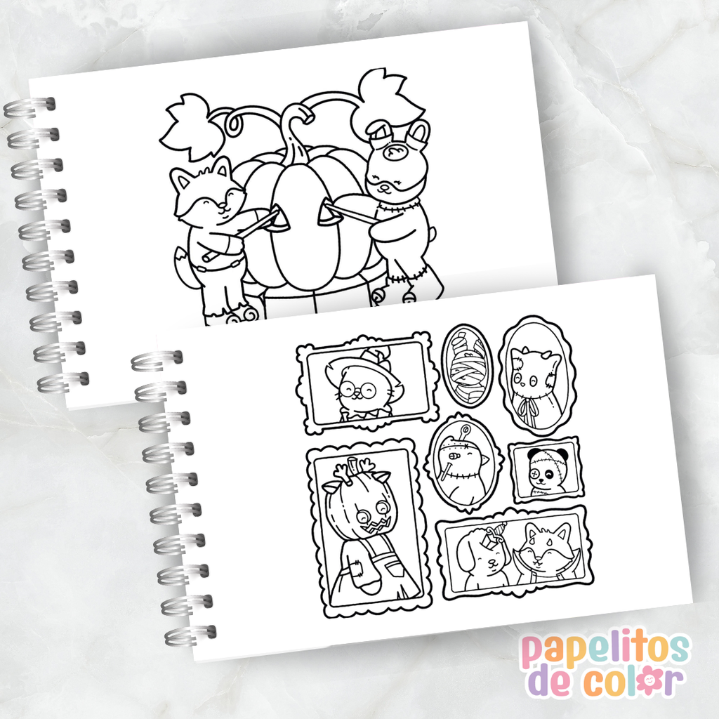 🤎✨ Cuaderno para pintar Browmies ✨🎨