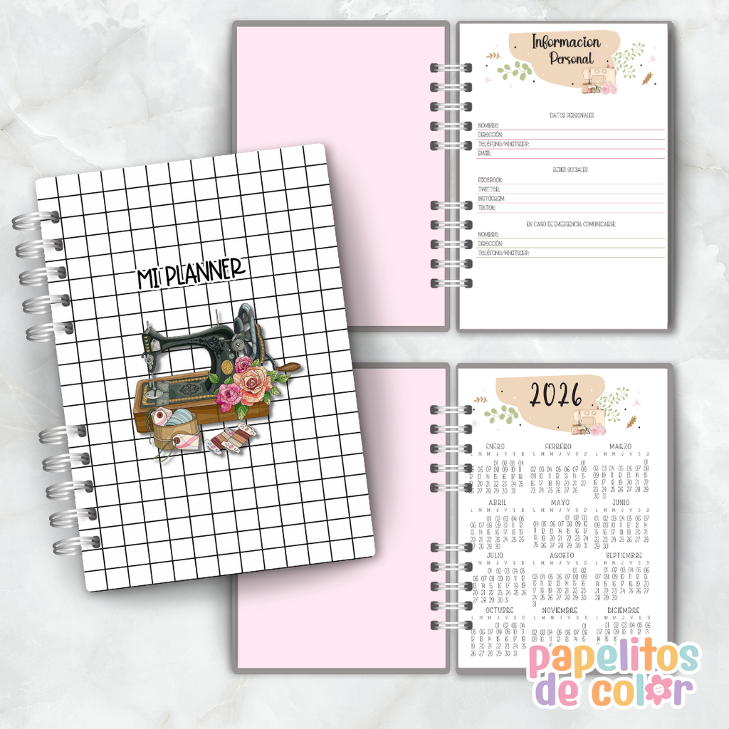 🧵Planner Perpetuo Costura ✂️✨