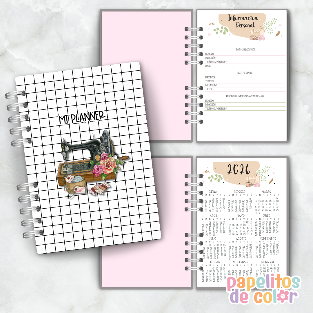 🧵Planner Perpetuo Costura ✂️✨