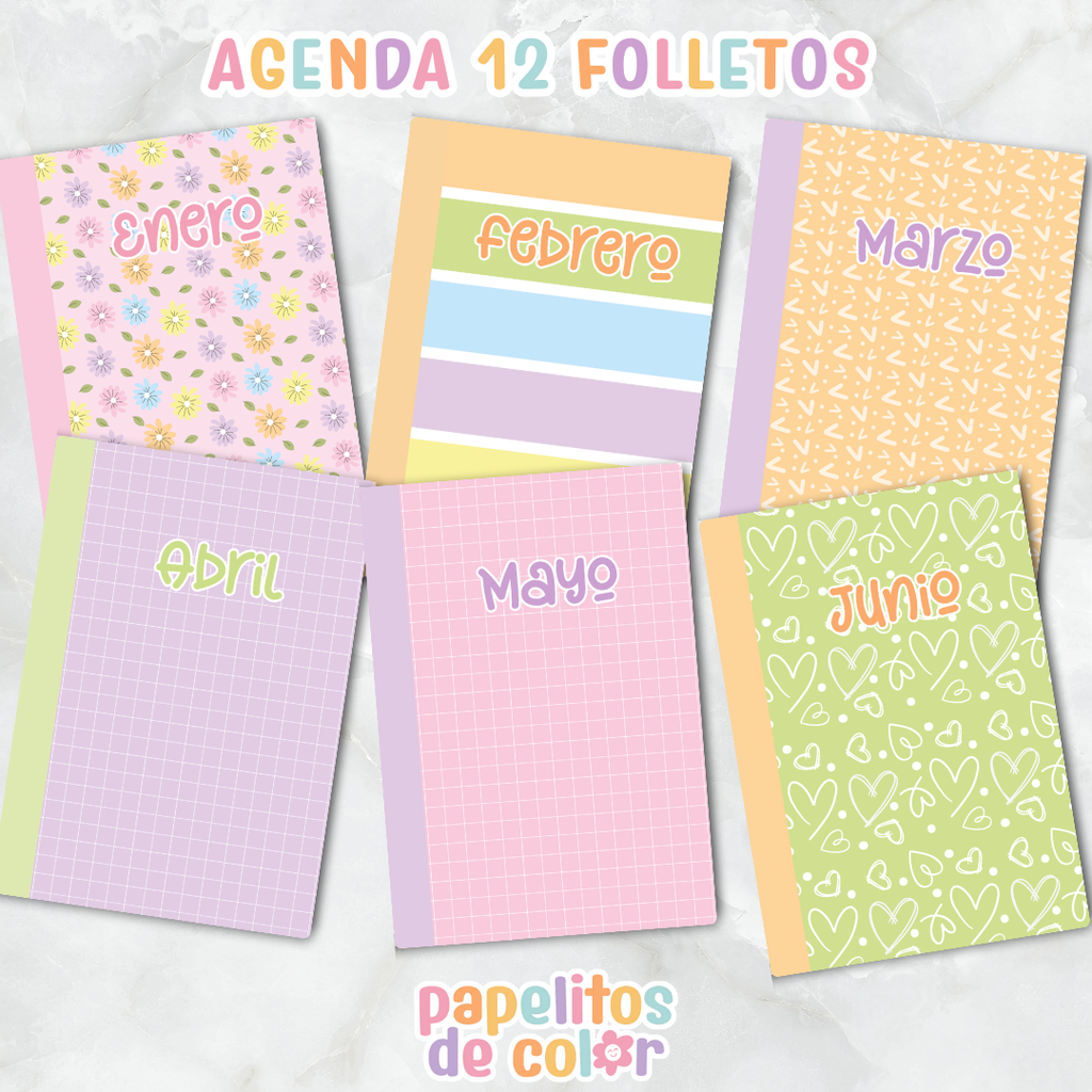 💫Agenda Charletas - Estilo Folleto 🗓️