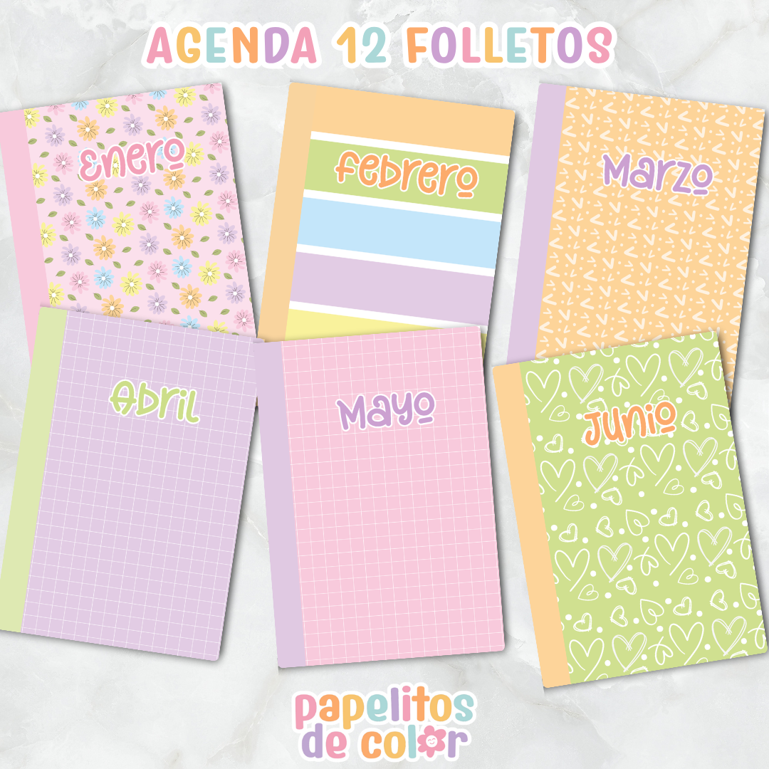 💫Agenda Charletas - Estilo Folleto 🗓️
