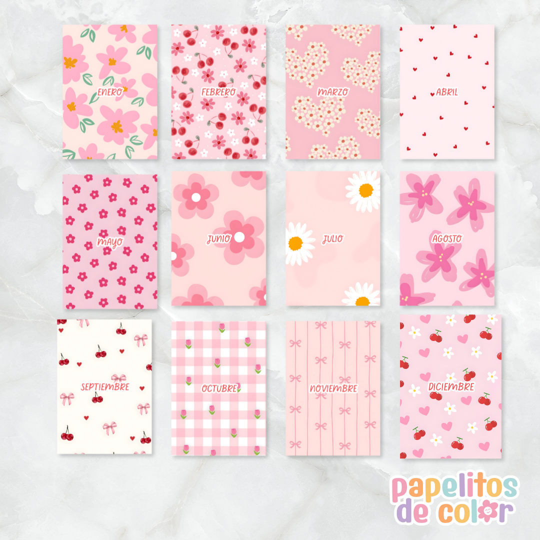 📅 Pack 1 – Portadas Mensuales✨