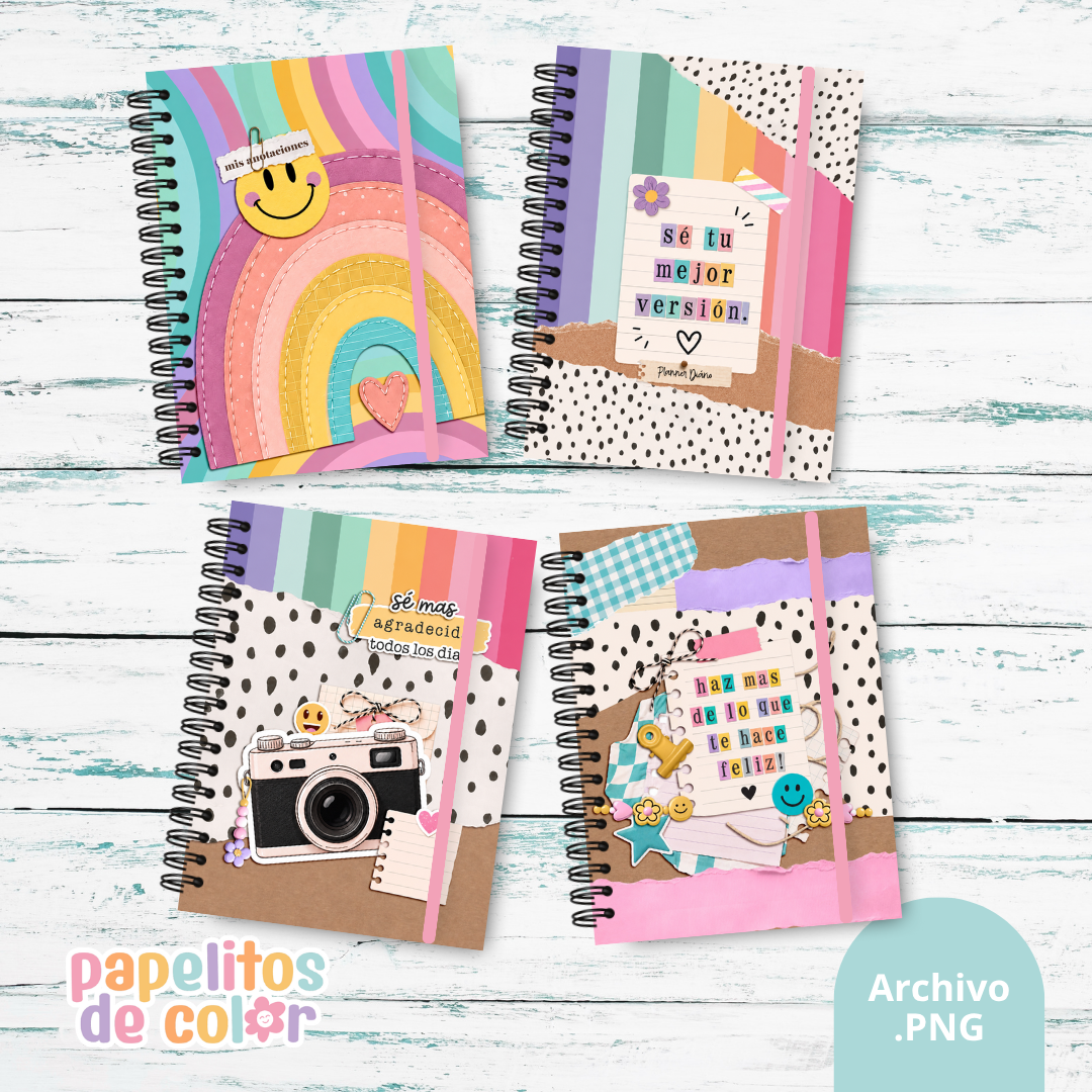 ✨📒 Pack de 15 Portadas – Kit 38 ✨