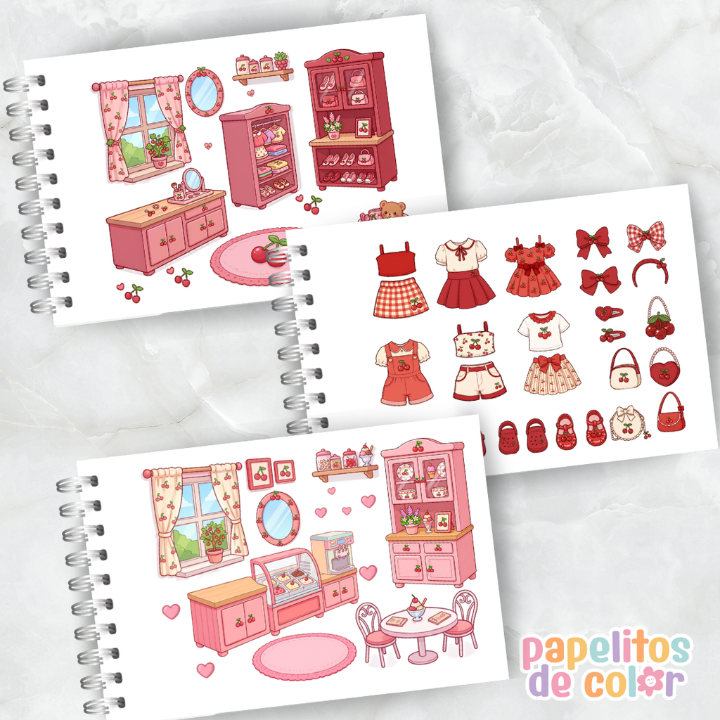 🍓🍒 ¡Paper Dolls Frutitas! 🍋🍉