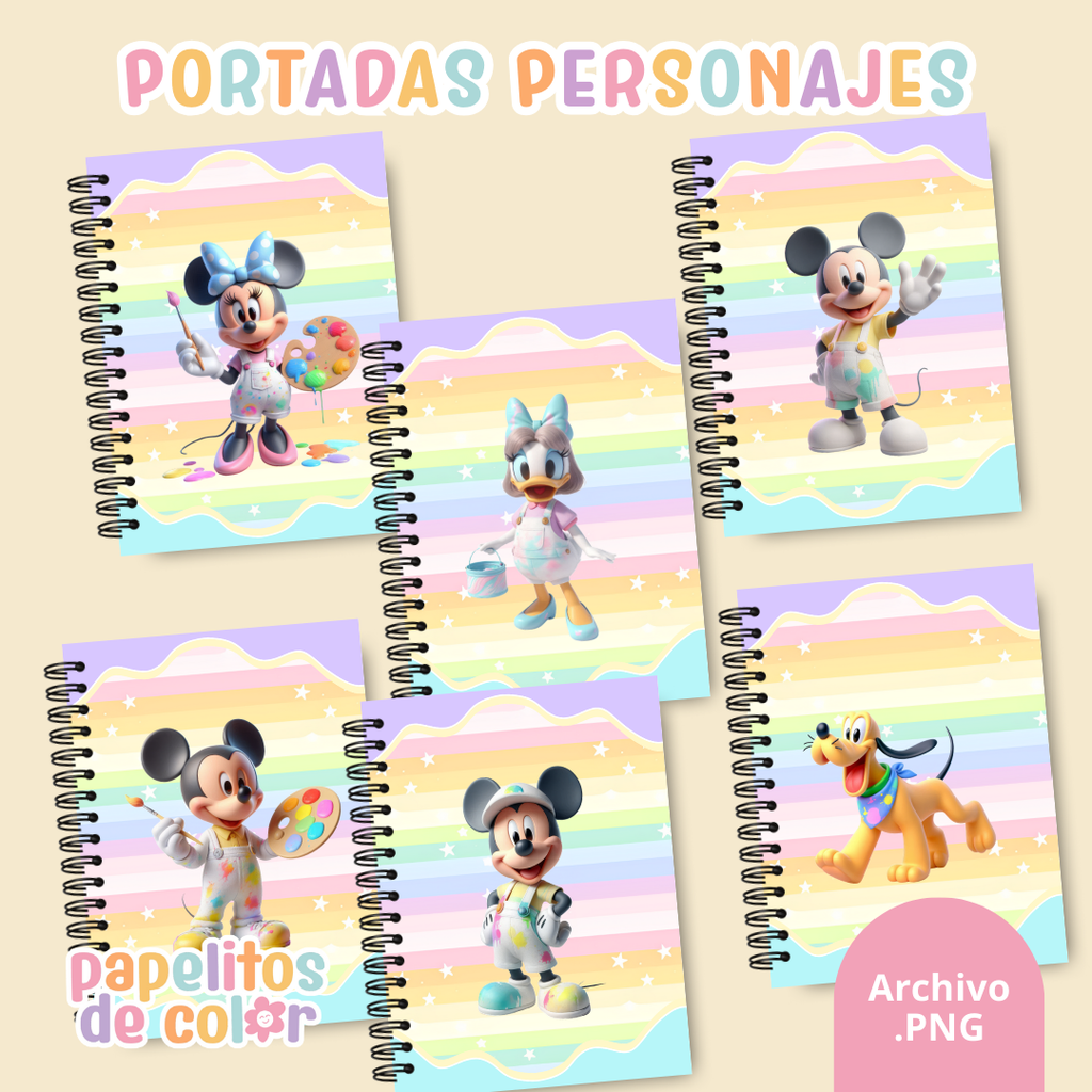 📚✨ Combo Portadas Personajes – Vol. 12 💖🎨