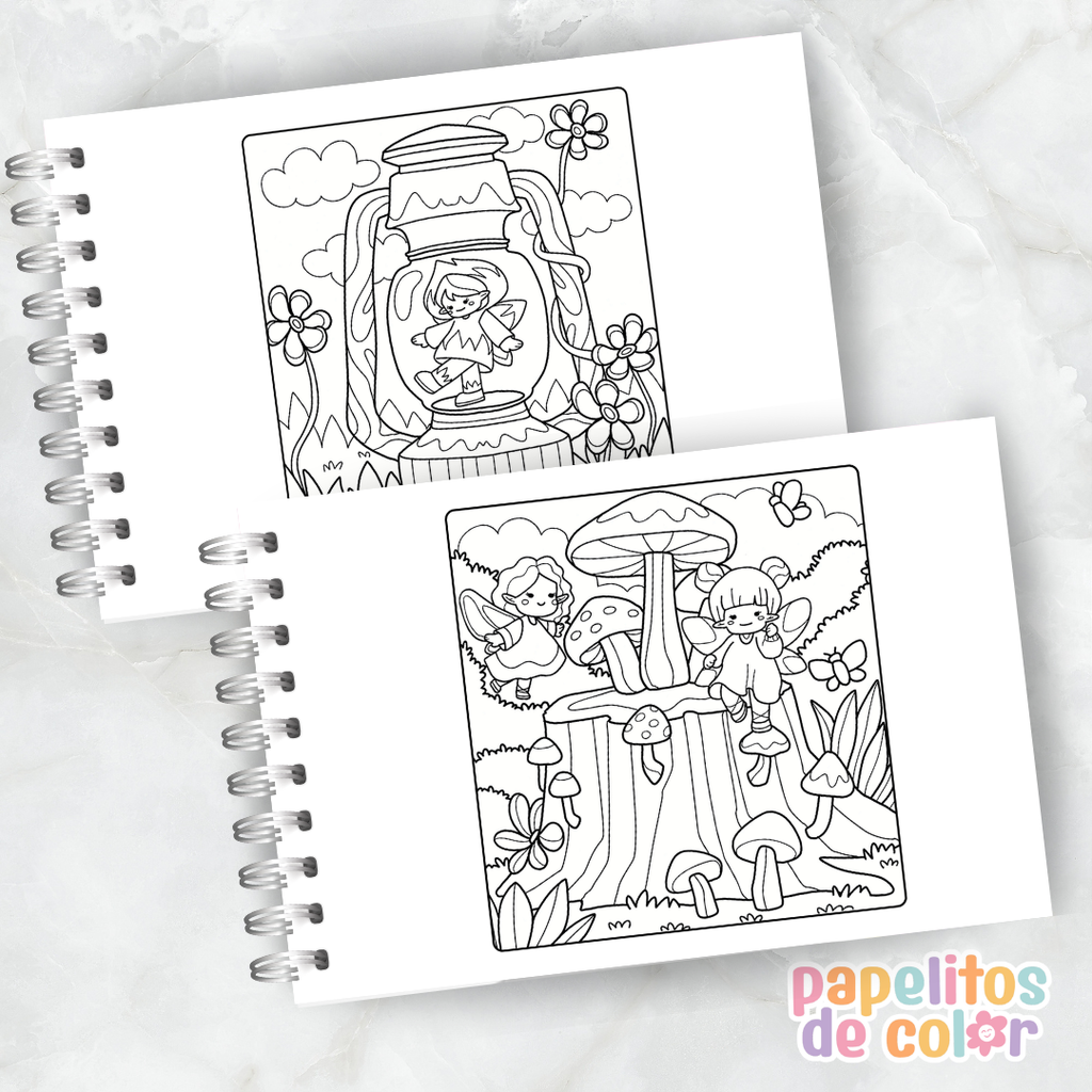 🧚‍♀️ Cuaderno para Pintar Cozy Fairy✨