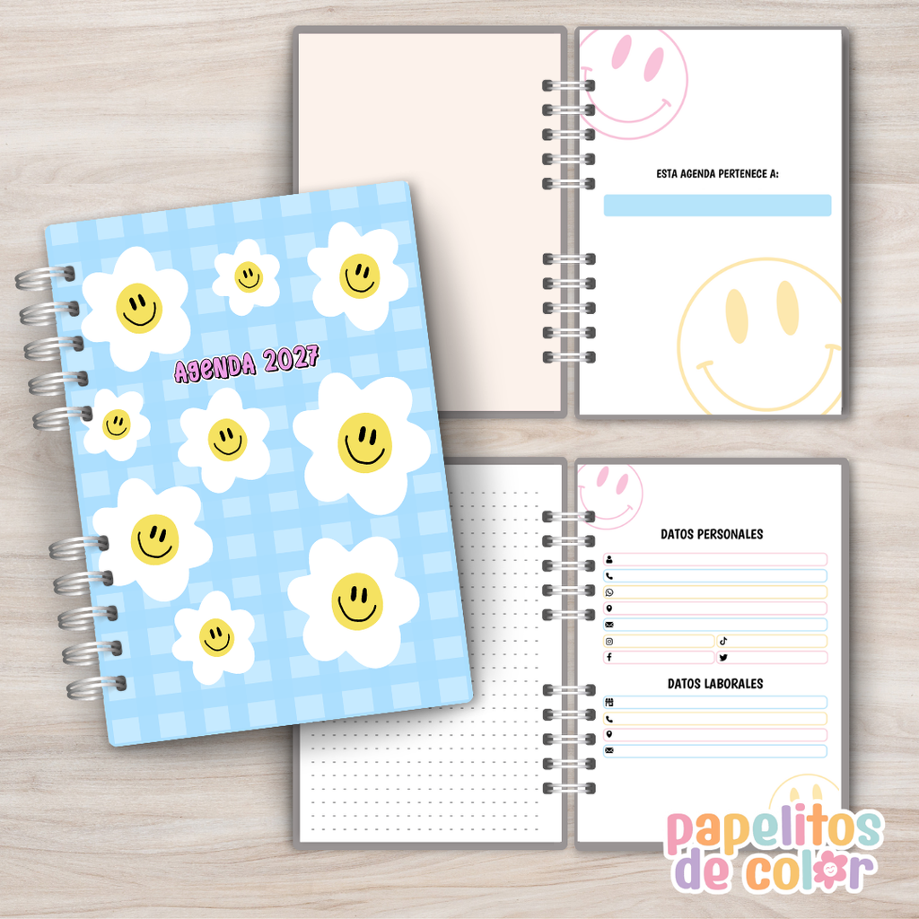 😊 Agenda Smile Diaria 2027  ✨
