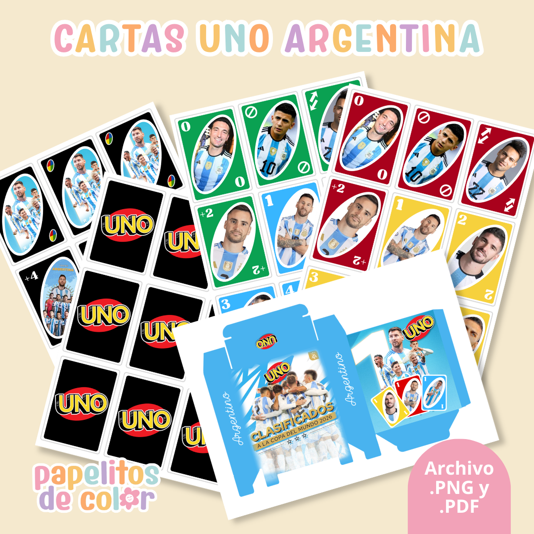 🎉🇦🇷 UNO Selección Argentina ⭐⚽