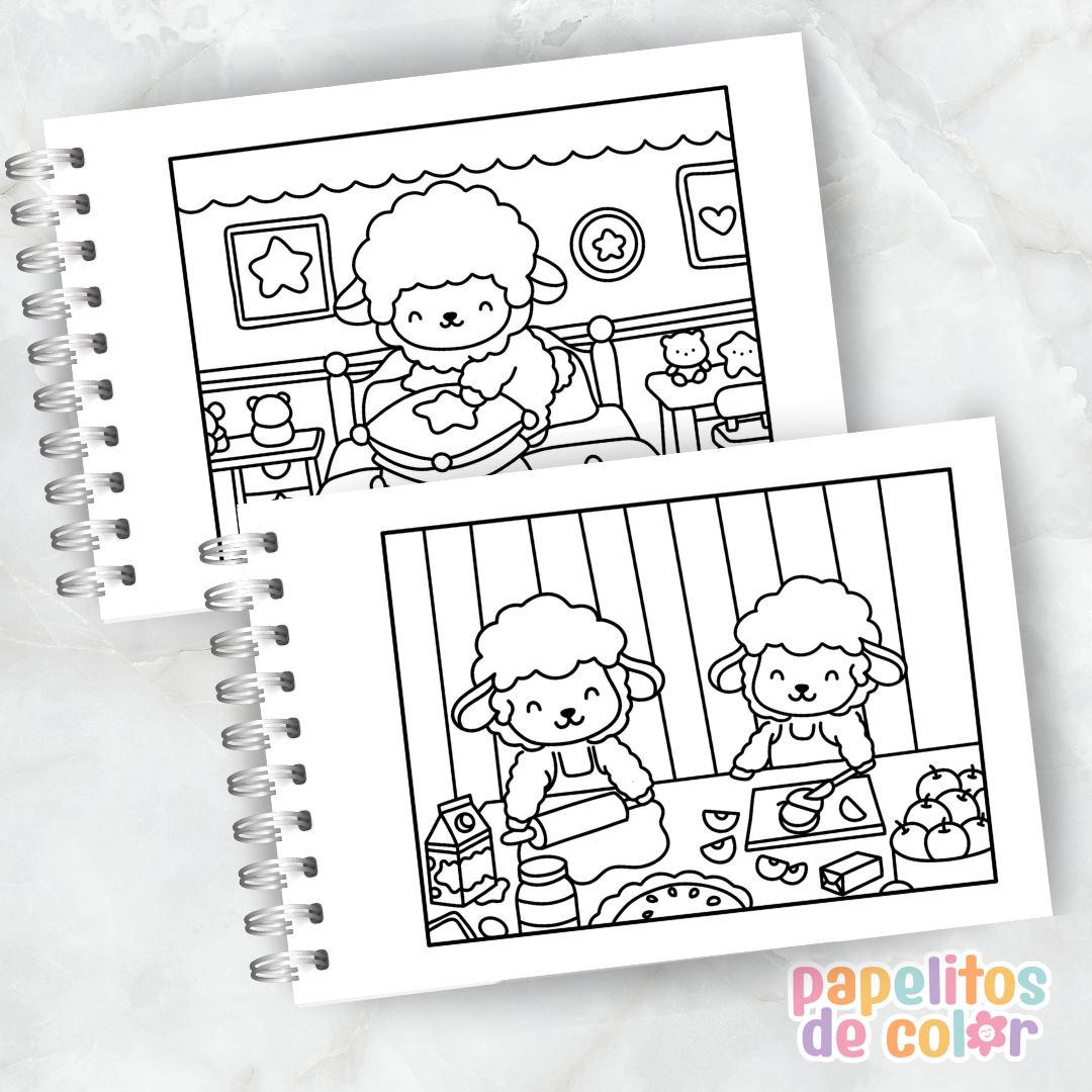🎨 Libro para Pintar de Ternuritas 🧸🌸💖