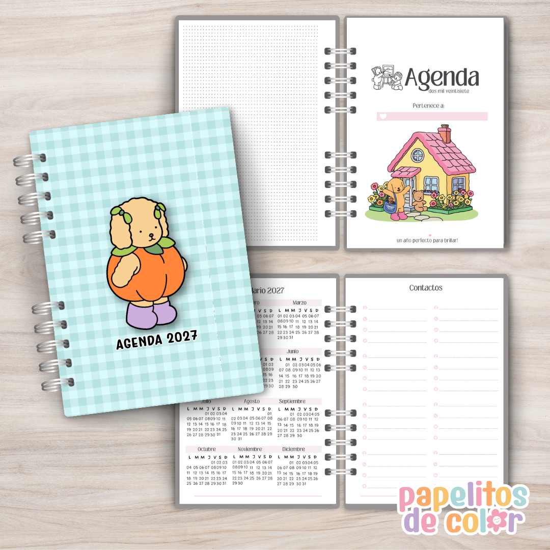 🐻Agenda Bobbie Goods 2 – 2027✨