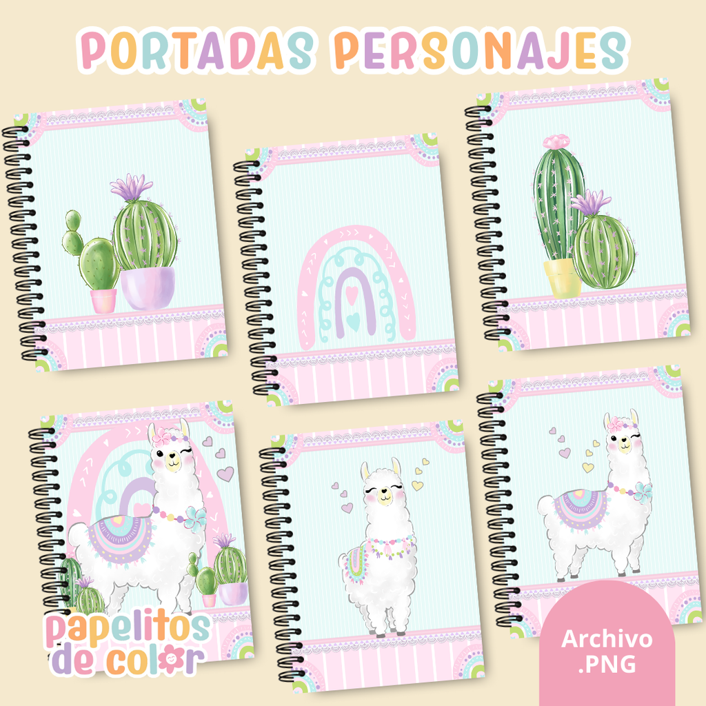 📚✨ Combo Portadas Personajes – Vol. 13 🌵✨