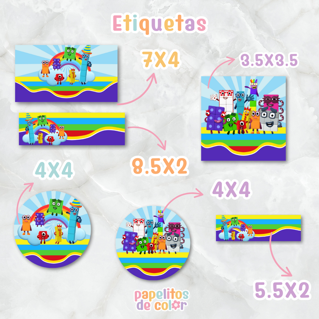 🎒 Combo Numberblocks  📚✏️