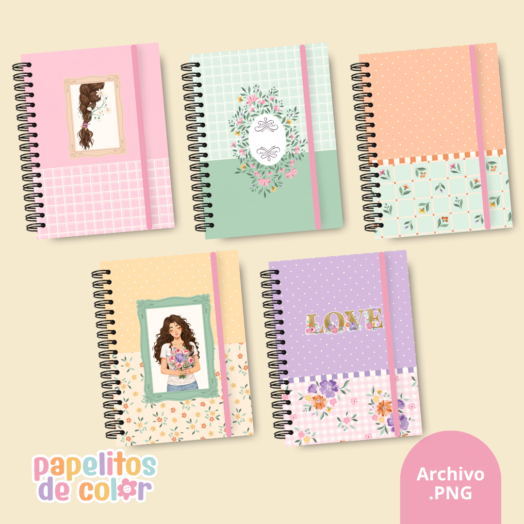 🌷 Pack de 28 Portadas - Kit 25✨