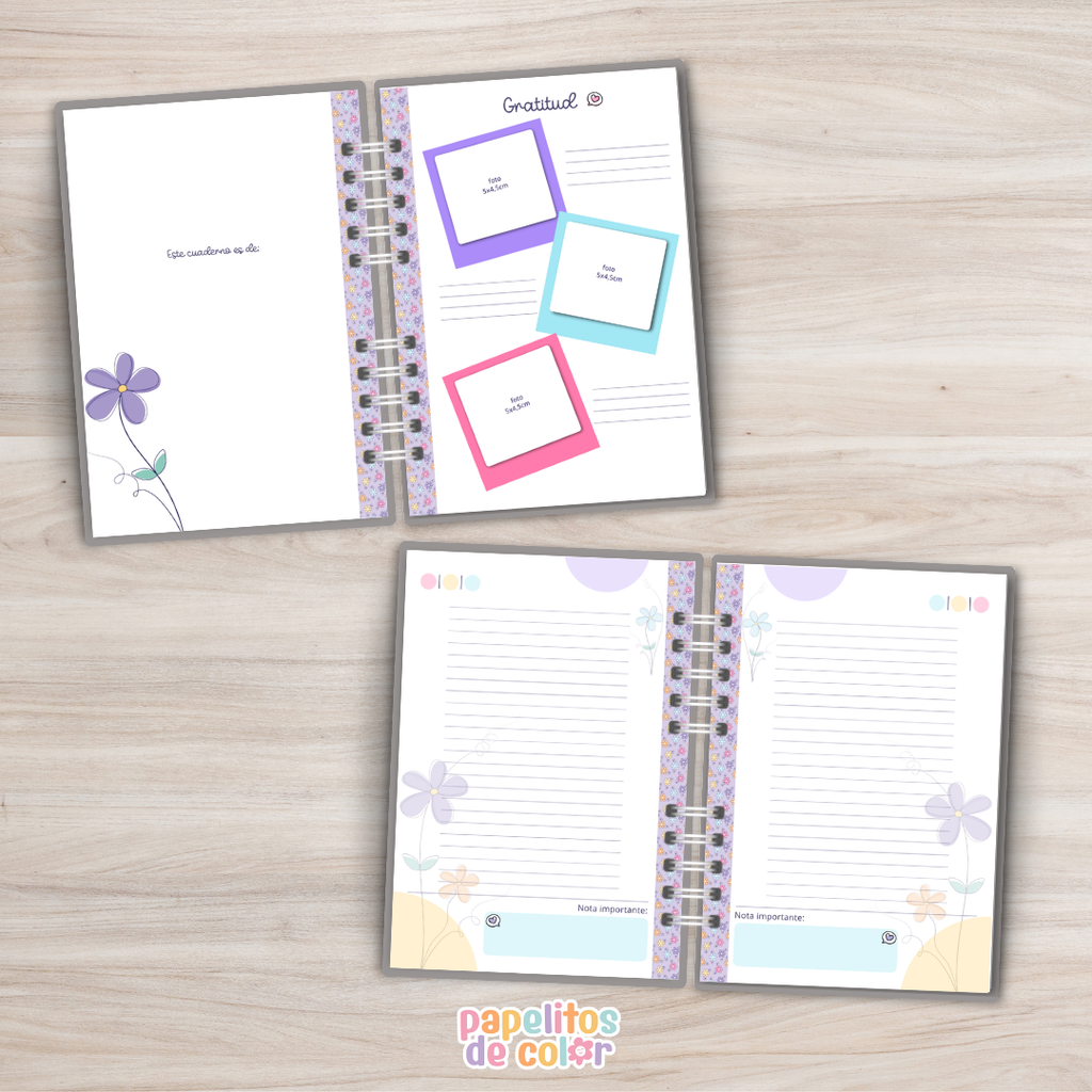 🌸📓 Cuaderno Flor 📓🌸
