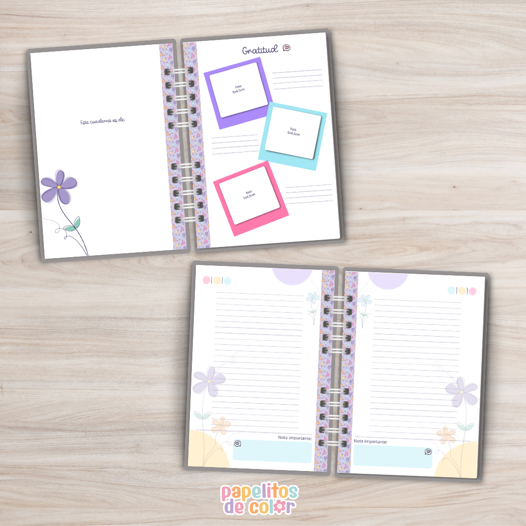 🌸📓 Cuaderno Flor 📓🌸
