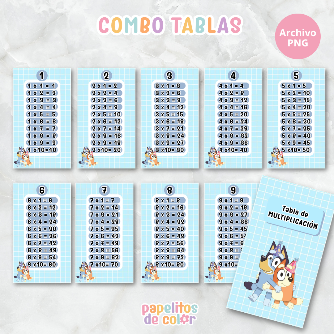 📚✨ Tablas para Multiplicar – Vol. 7 ✨📚