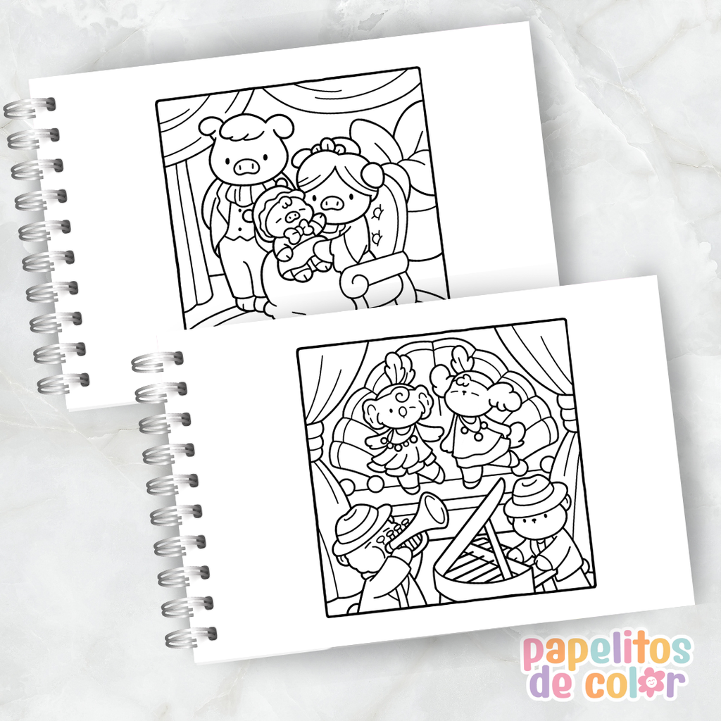 🤎🎨Libro para pintar Cozy Eras 🕰️🕯️✨