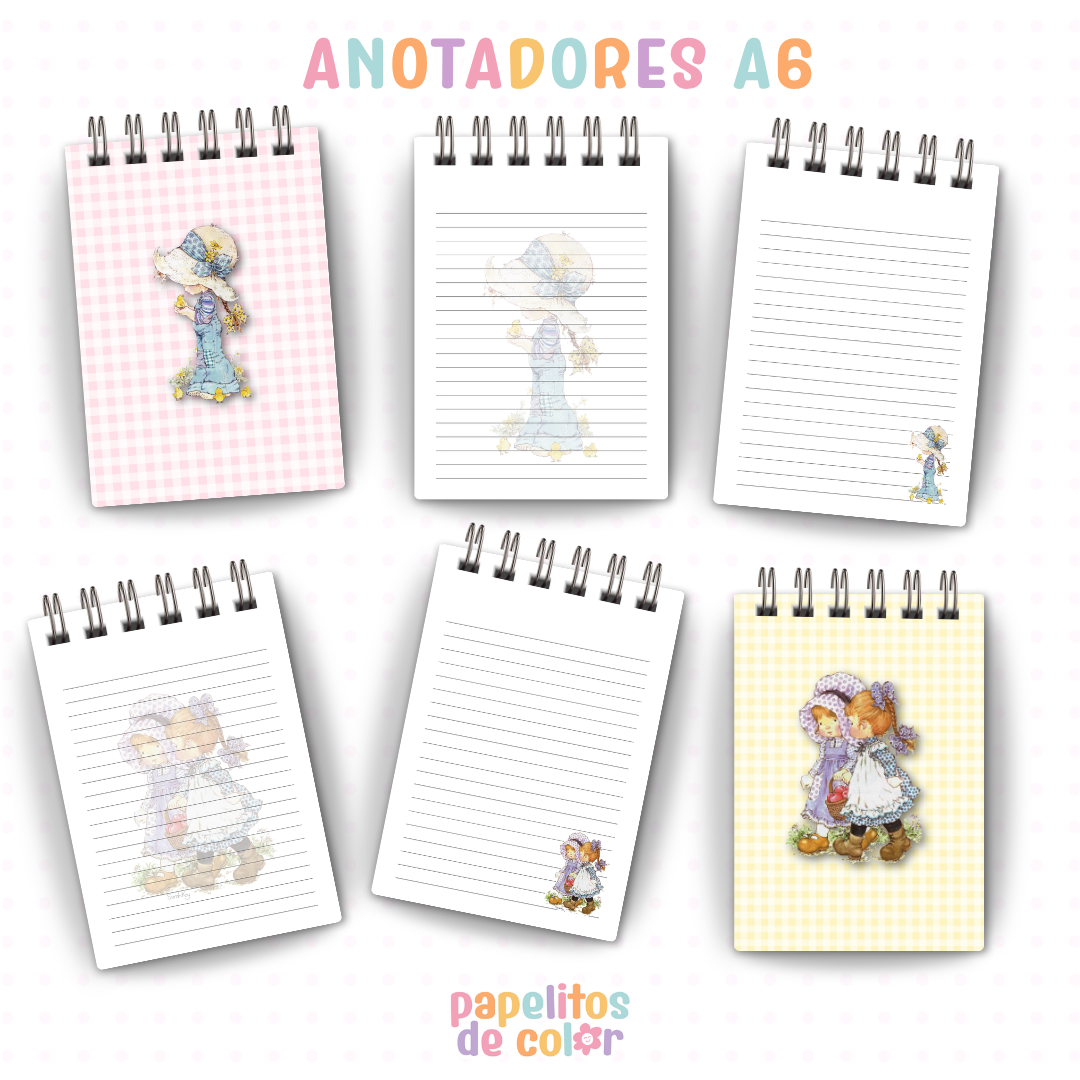 🌸✨ Cuadernos y anotadores Sarah Kay Vol.1 ✨🌸