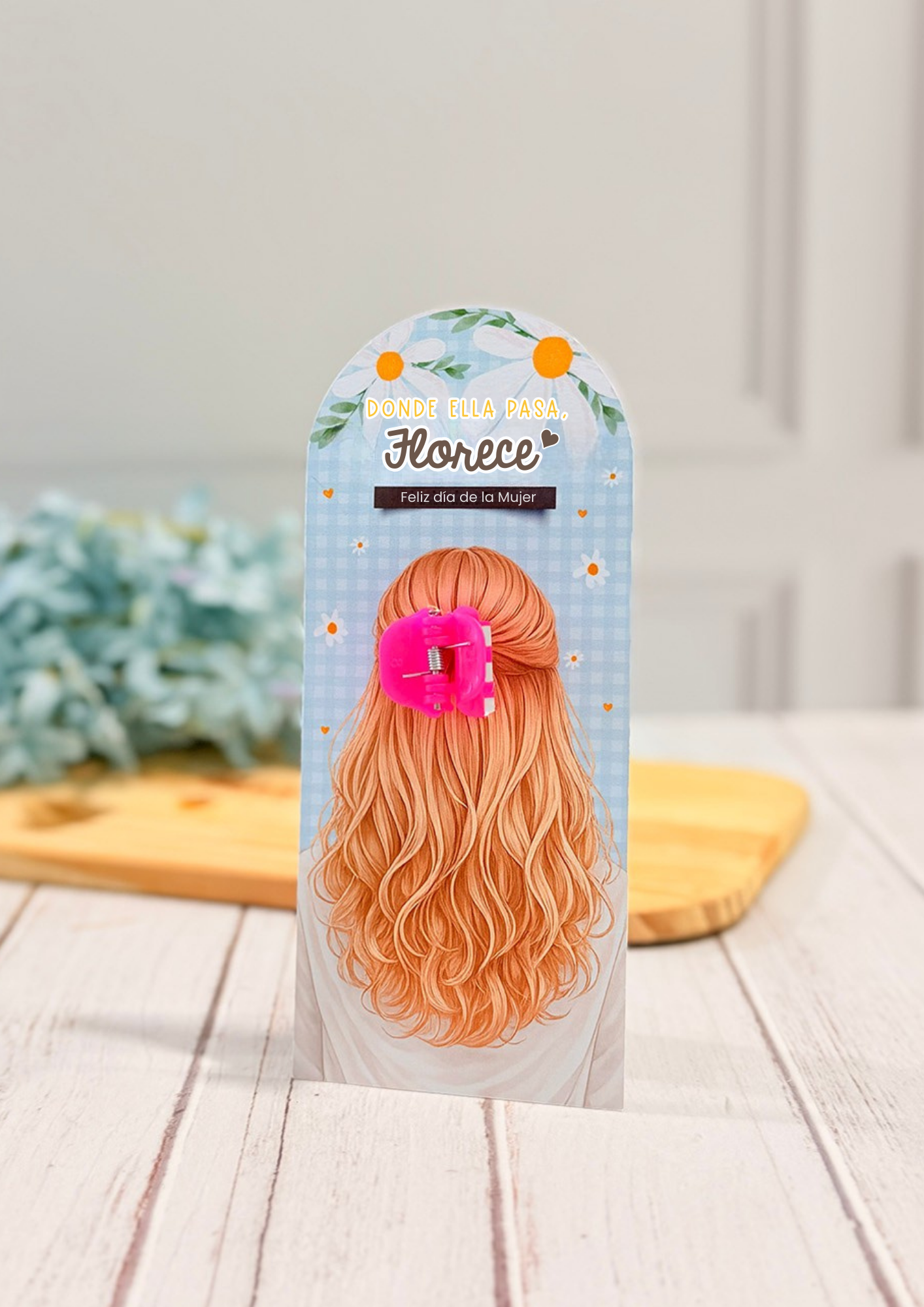 🌸 Porta Scrunchies Día de la Mujer – Kit Flower 🌸🎀